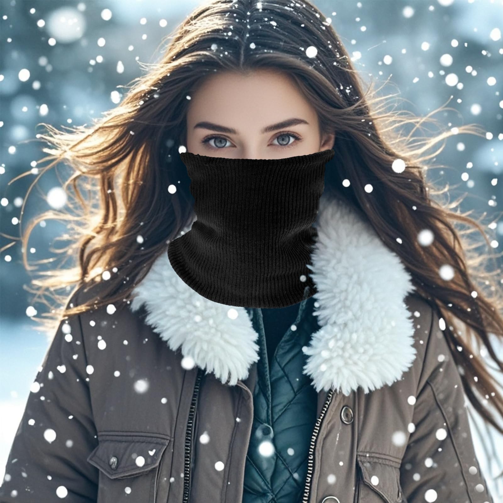 Paquete de 3 fundas de cuello de forro polar de invierno para hombres, polainas de cuello de invierno para hombres y mujeres, cubierta de cuello de invierno para hombre y esquí