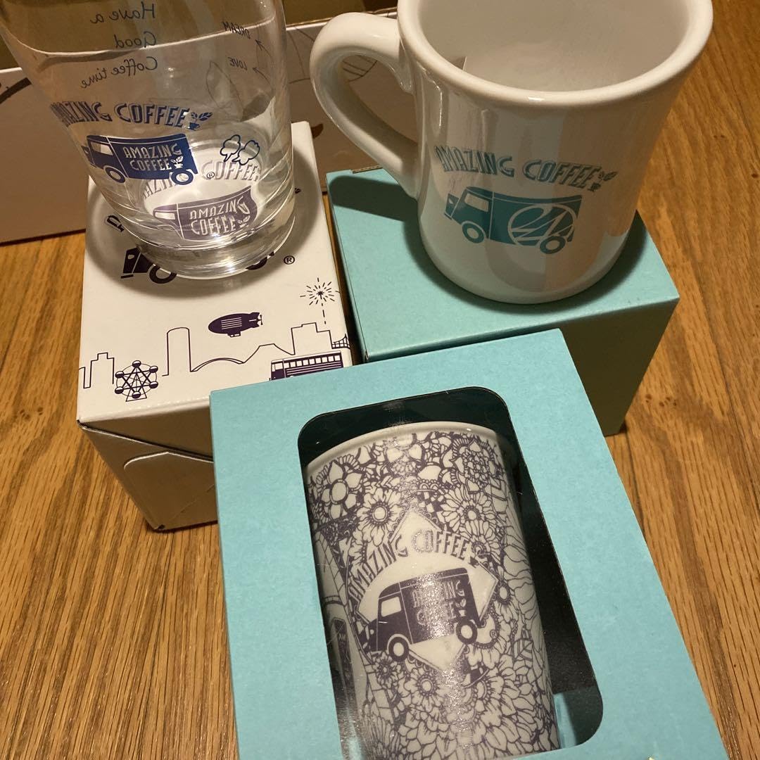 Amazon.co.jp: amazing coffee マグカップ グラス セット