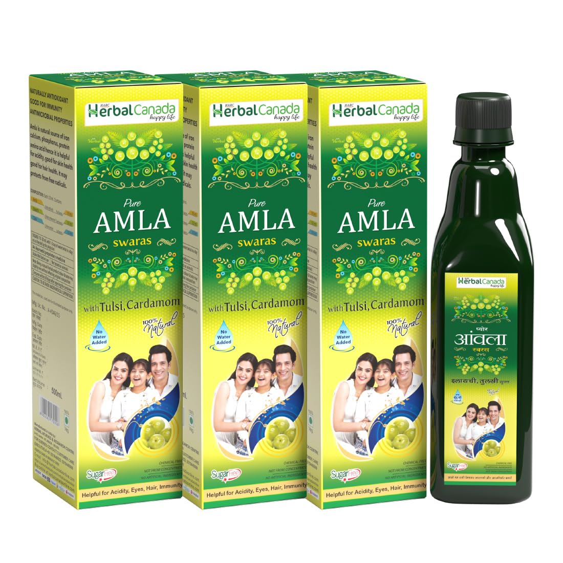 Herbal Canada Amla ras (1 L) (Pack of 3)