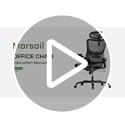 Marsail Ergonomic Mesh Office Chair High Back Home Office Desk Chair with Adaptive Lumbar Support, 2D Headrest, 3D Flip-Up Armrests, Height Adjustable and Rocking Tilt for Home Office and Gaming - Image 8