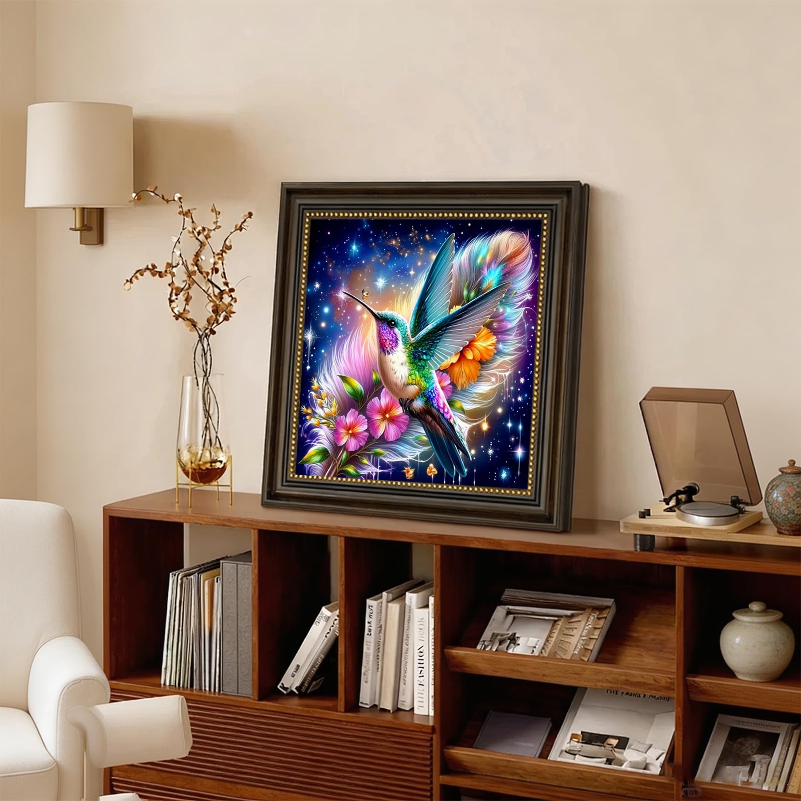 5D Diamond Art Hummingbird Kit - Beginner Diamond Painting -4 5D Diamond Art Hummingbird Kit - Beginner Diamond Painting -4