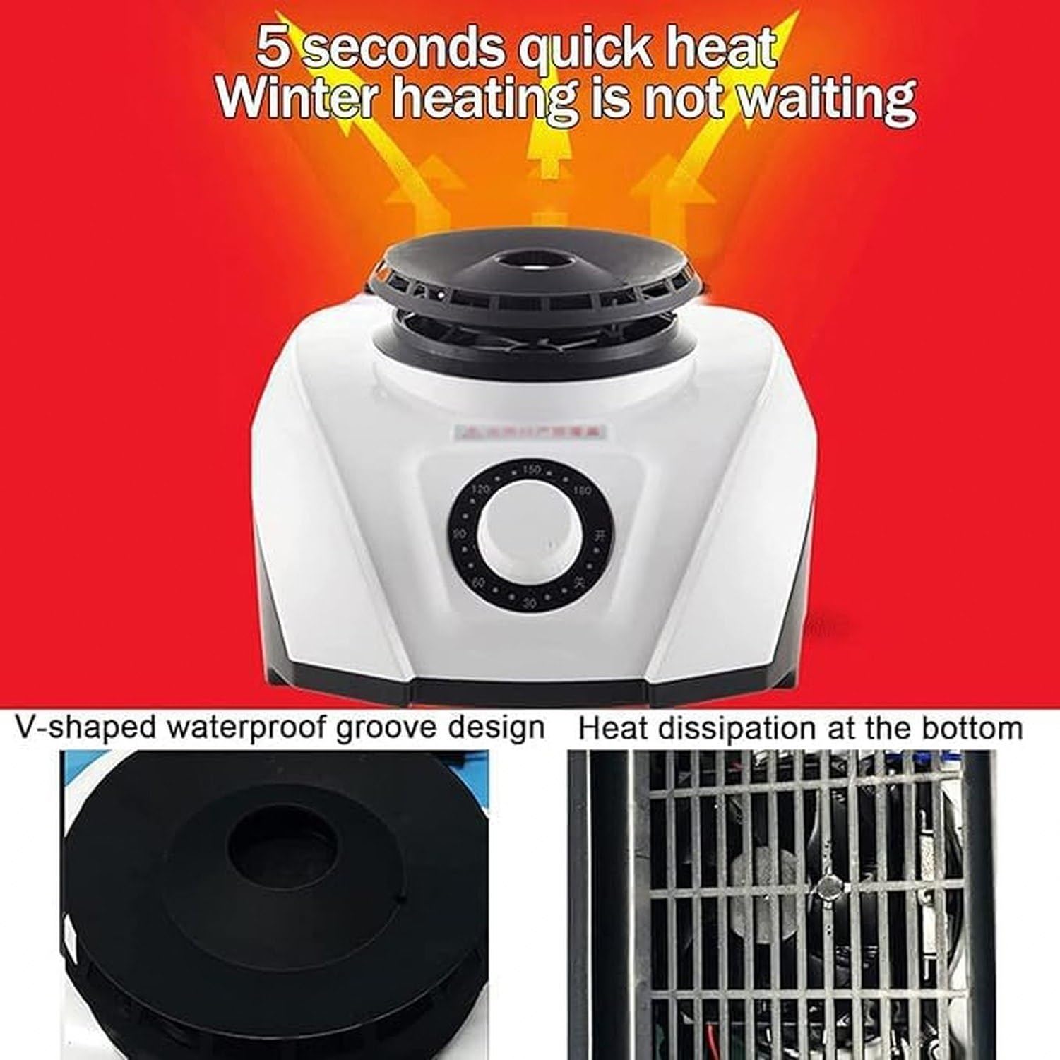 Stendibiancheria elettrico riscaldante portatile con timer 180 minuti