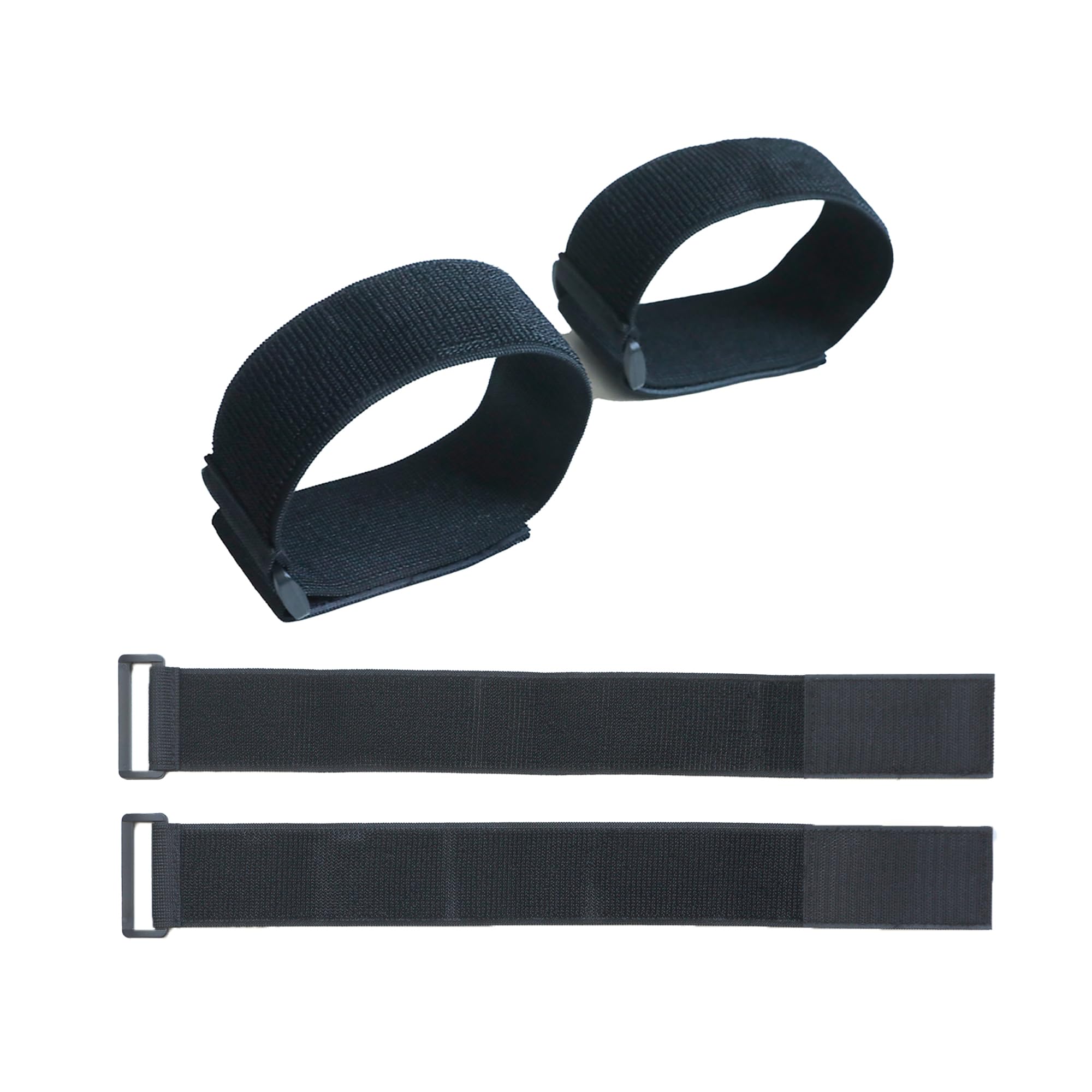 Leg Exerciser Traction Straps, Under Desk Elliptical Pedal Band for Seniors, Secure &amp; Stability for Electric Ellipse Equipment