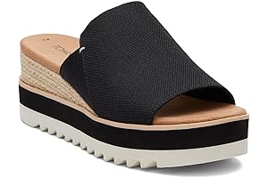 Women's Toms Diana Mule Open Toe Wedge Sandals
