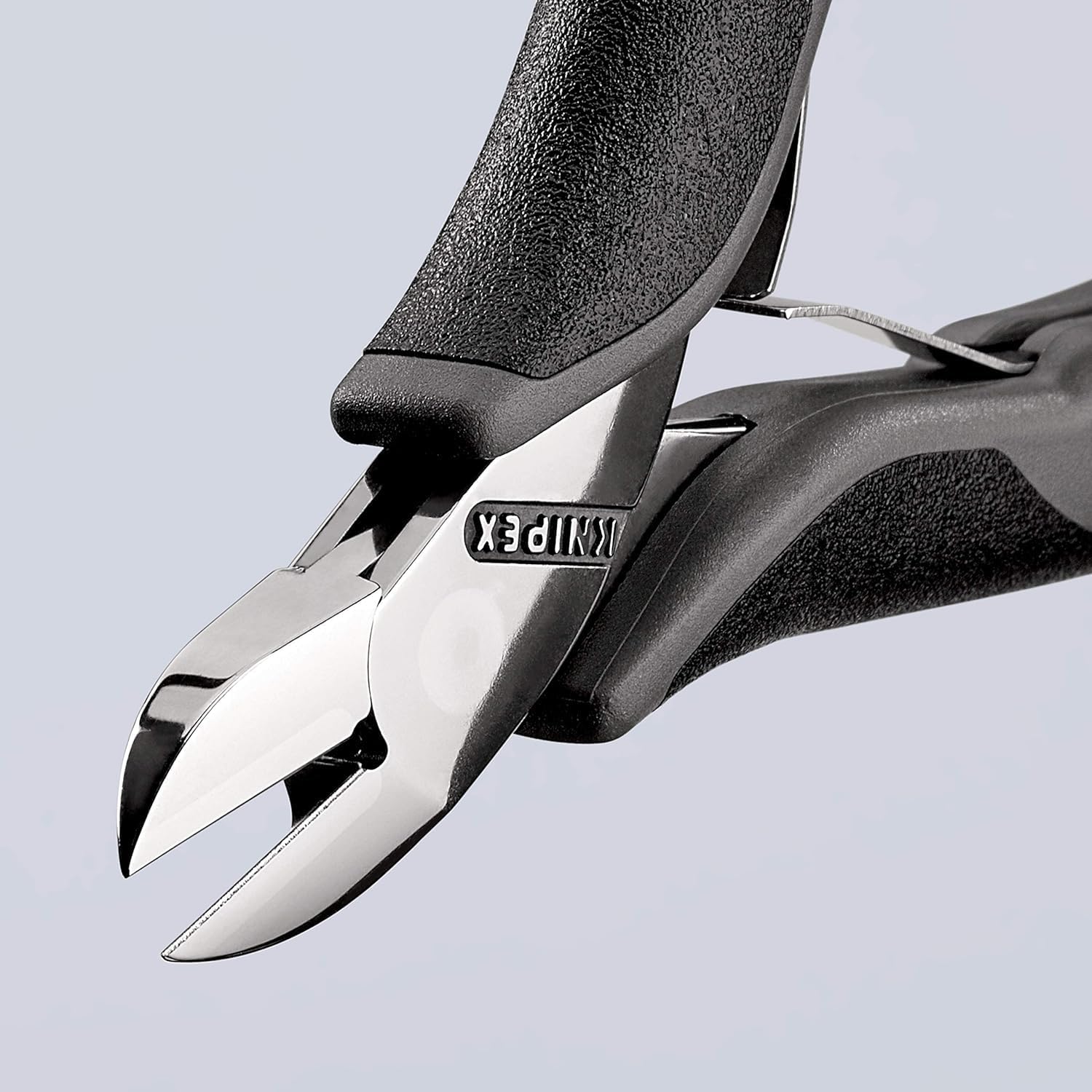 Knipex 77 02 115 ESD Electronics Diagonal Cutters 4,53" with soft handle dissipative