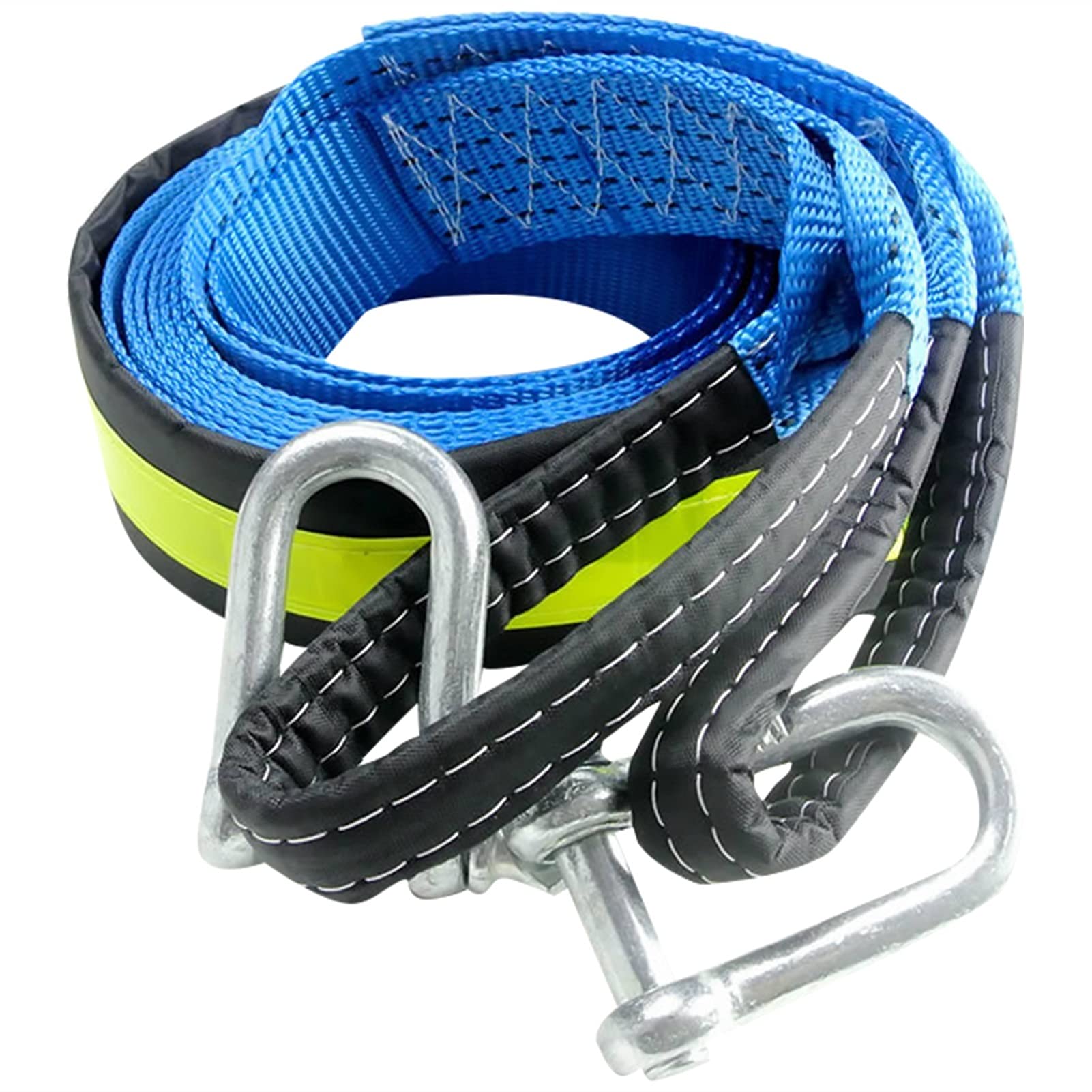 Corde de remorquage pour depannage en montagne et sangle de voiture pratique