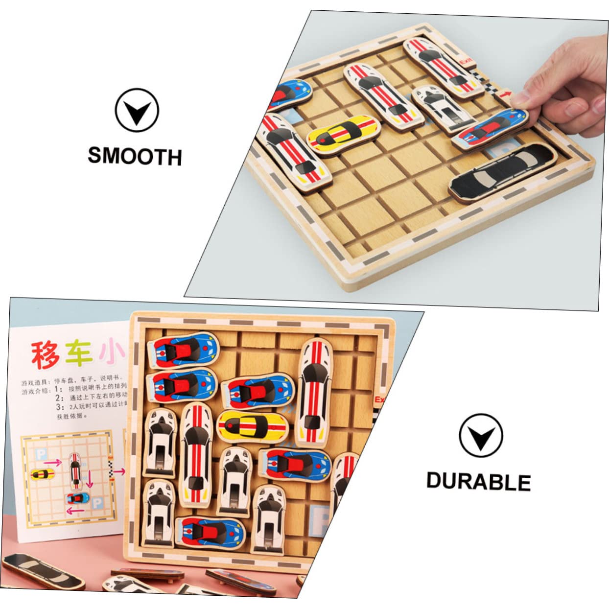 Juguete Educativo 1 Set para Niños Laberinto de Coches de Madera