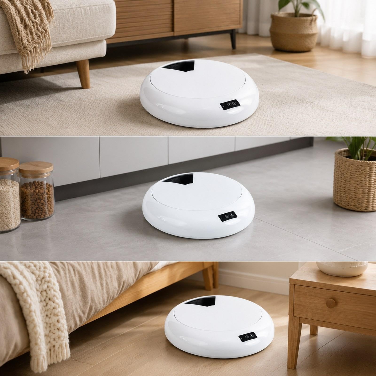 Comedero automático para Gatos, comederos para Mascotas, fácil Usar, comedero para Perros, dispensador Comida húmeda para Gatos, para Gatitos, Negro