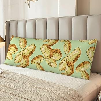 Amazon.com: Buewutiry Potato Pattern Funny Body Pillow Cover