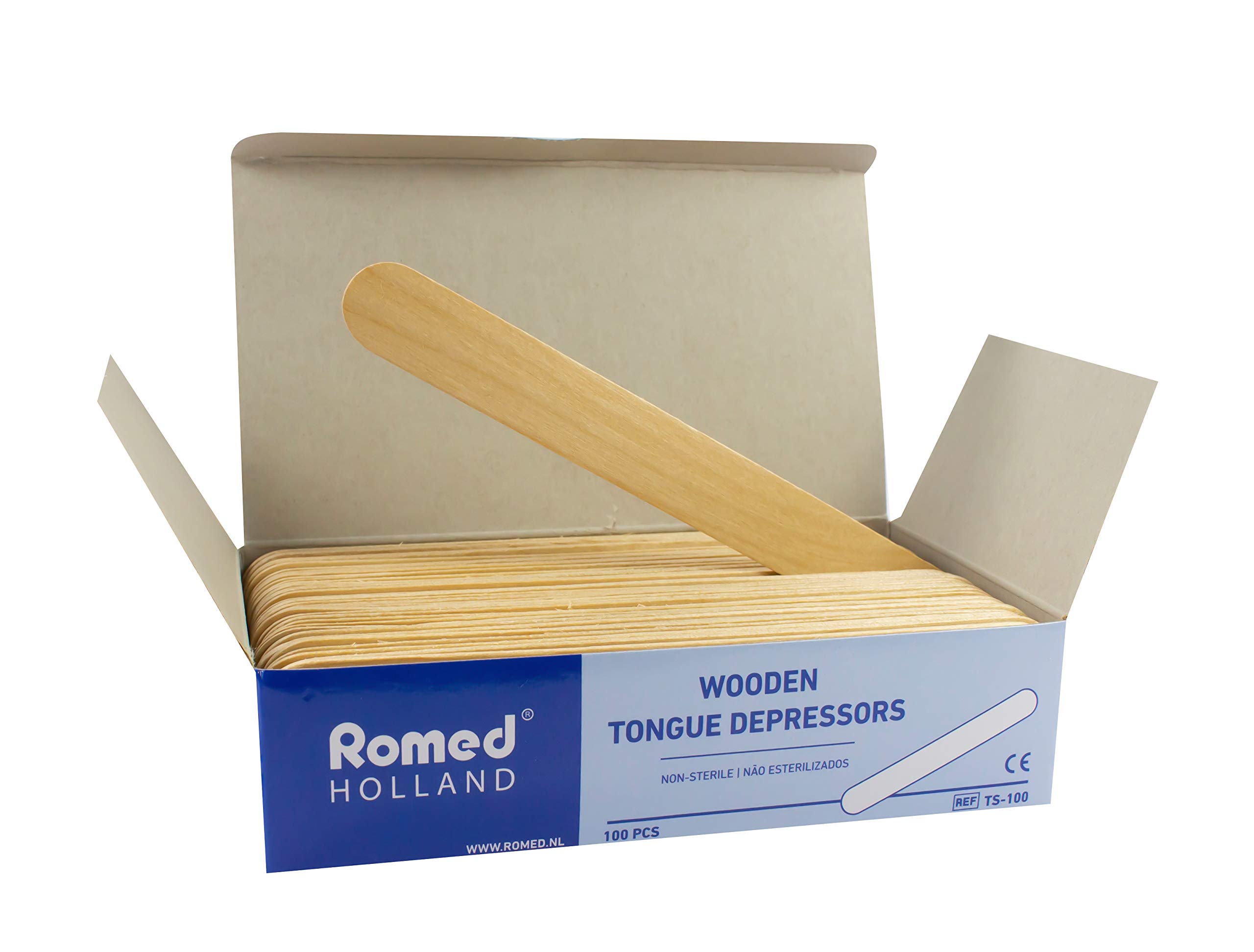 Espátula de madera 150 x 18 mm de Romed Medical diversos Cantidades - 5000 Stück