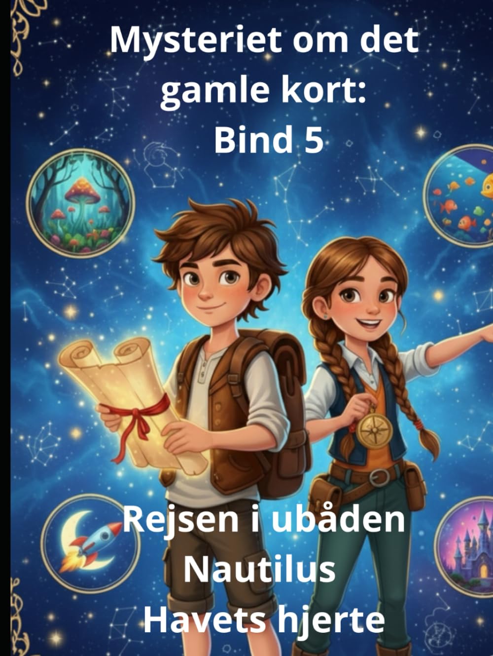 Mysteriet om det gamle kort: Bind 5 Rejsen i ubåden Nautilus Havets hjerte