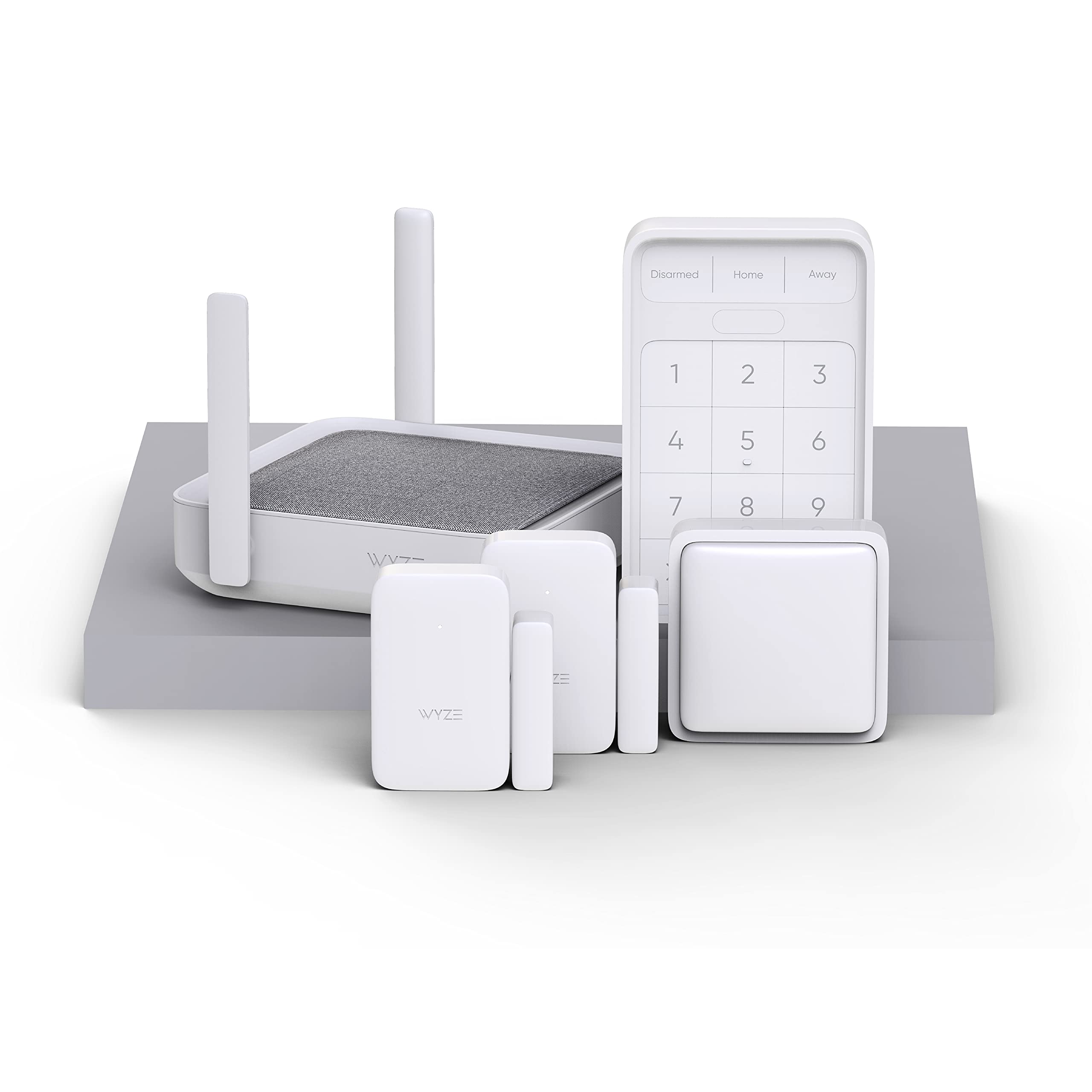 Sponsored Ad - Wyze Home Security System Core Kit with Hub, Keypad, Motion, Entry Sensors (2), and 6 Months of 24/7 Profes...