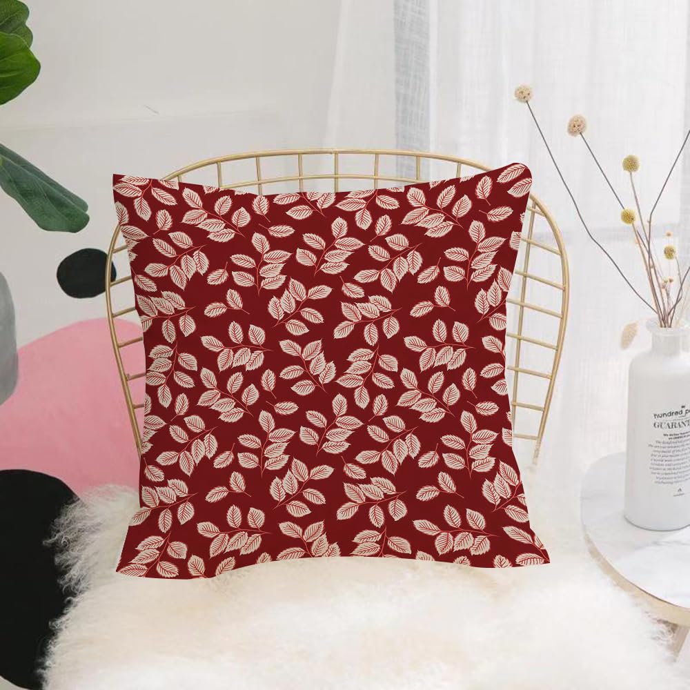 HYOSXW Cushion Cover,Throw Pillow Case Home Decorative for Living Room Bedroom Sofa Chair 16X16 Inch,Autumn, autumn, forest, branches, fallen leaves,Pillowcase 40X40cm