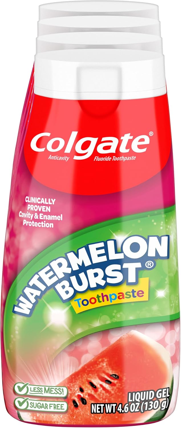 Colgate Kids 2in1 Toothpaste and Mouthwash, Watermelon Burst, 4.6