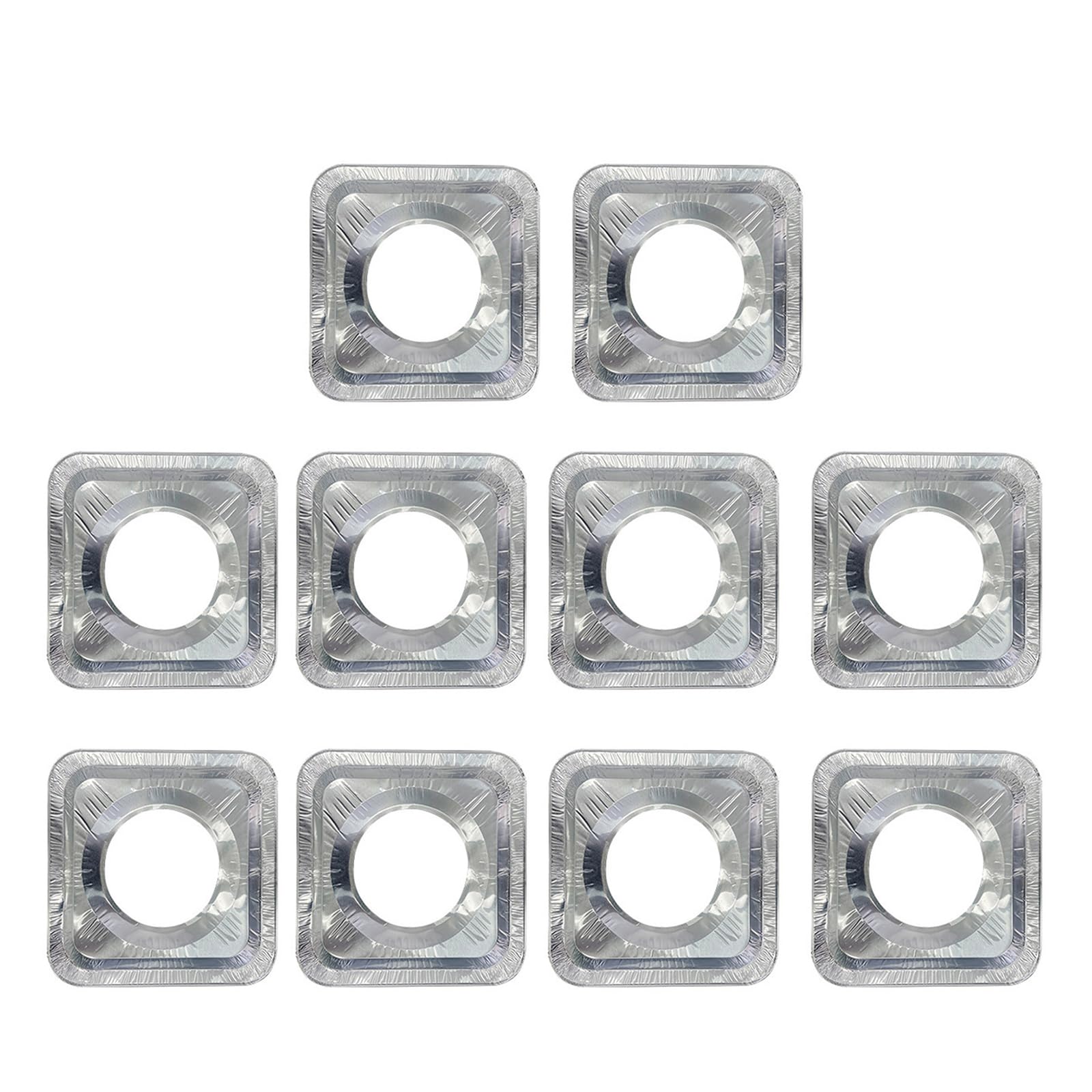YROHGKPN Aluminum Foils Stove Burners Cover Protectors Burners Liner Rounds/Square Bib Liner Protectors