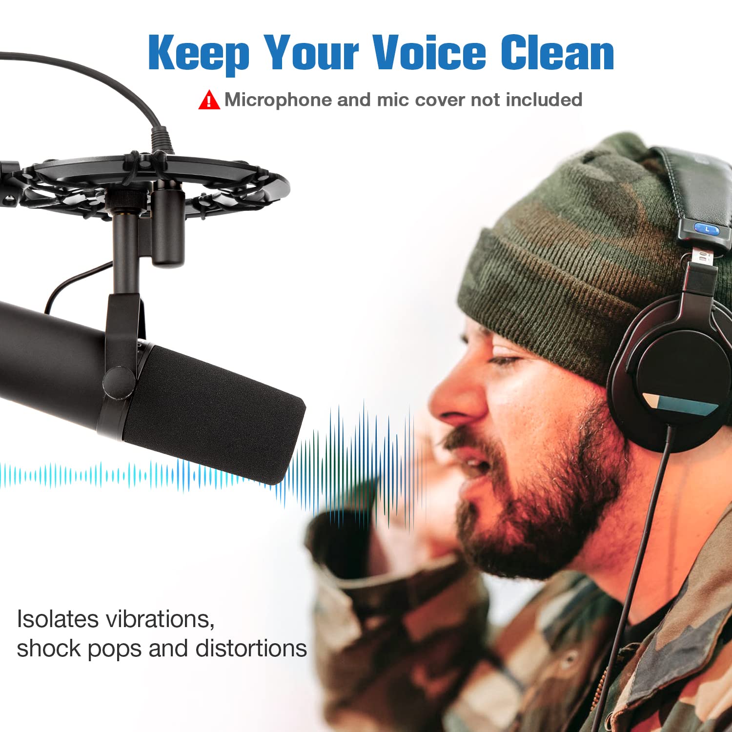 Amazon.co.jp: WIBOND マイクショックマウント Shure SM7B対応 SM7B