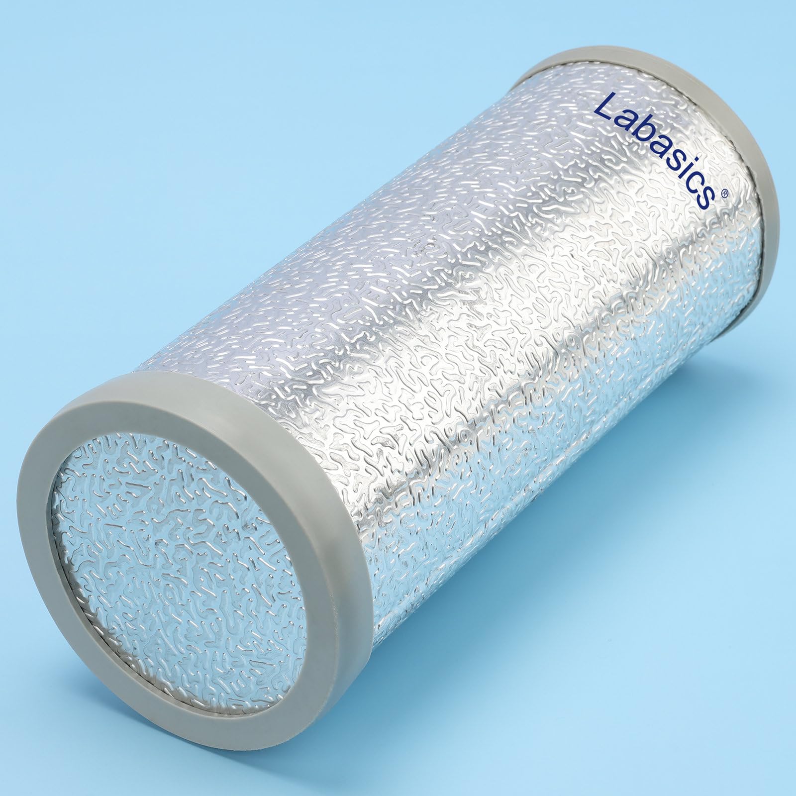 Labasics Labor-Dewar-Kolben, Vakuumversilberte Auskleidung aus Hoch-Borosilikatglas, Hoher Kolben, 665 ml Volumen, Ideal für die Lagerung von Trockeneis und Flüssigem Stickstoff