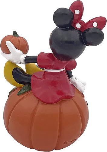Miniatura 2 de Disney Minnie Mouse Happy Fall - Estatua de jardín al aire libre, 7 pulgadas de alto, producto oficial de Disney
