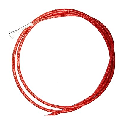 Coppertrails 2Mtr Fiber Glass Copper Wire (4.0 sq. mm, Red) for heaters, Motors and Heating Instruments