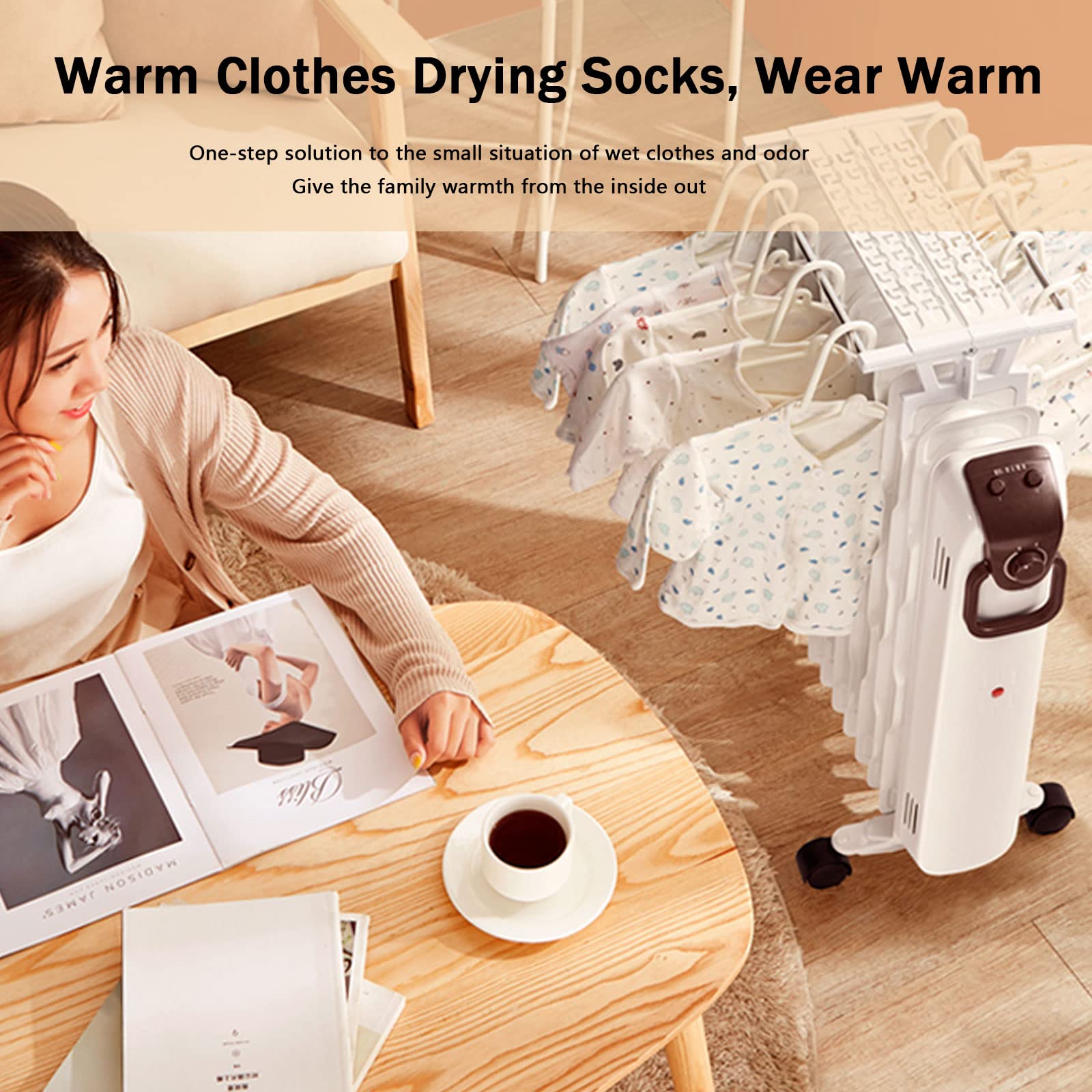 Amazon.co.jp : オイルヒーター 2200W ヒーター 電気ストーブ エコ