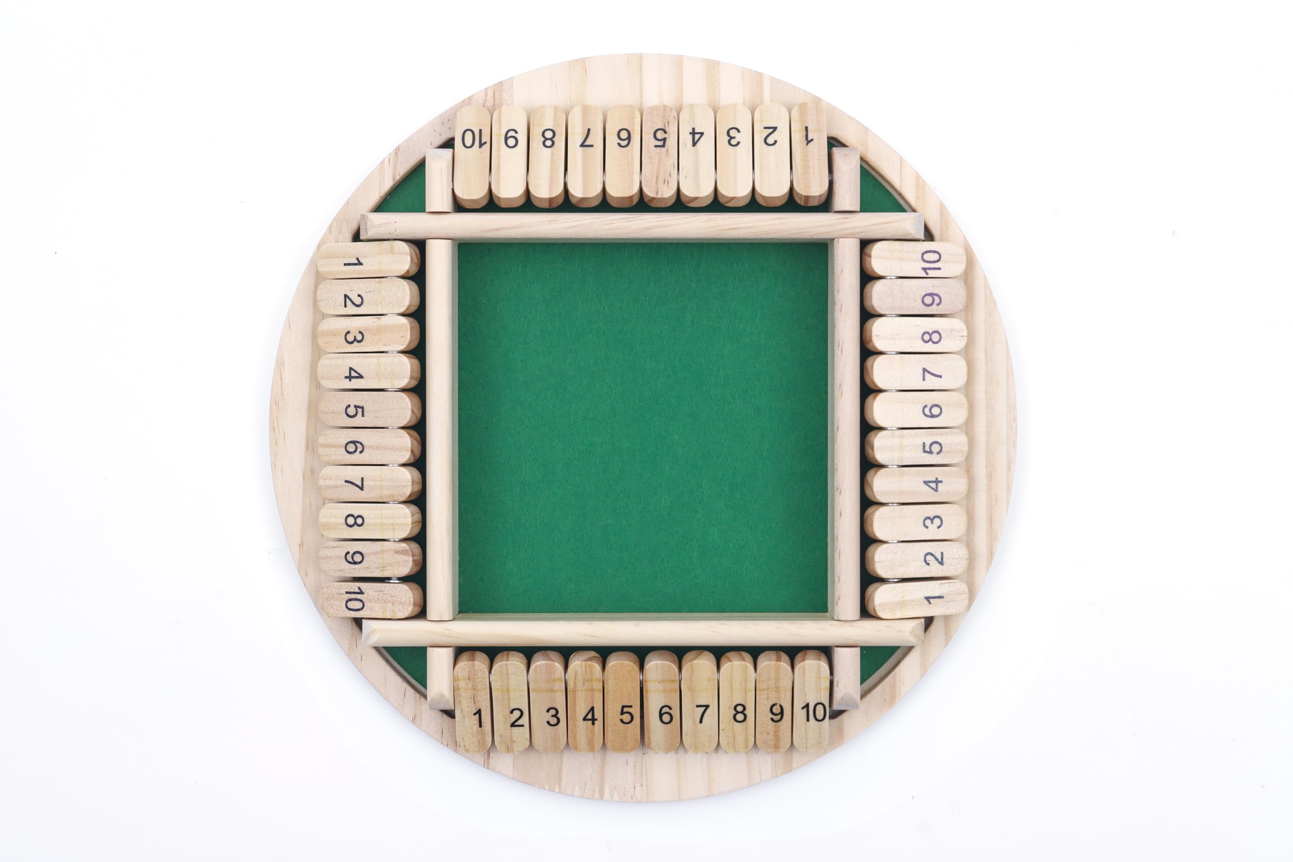Flero Shut The Box, 4 Player, Round, Dice Game, Strategy and Math Game, Board Game, Educational Toy - Image 3