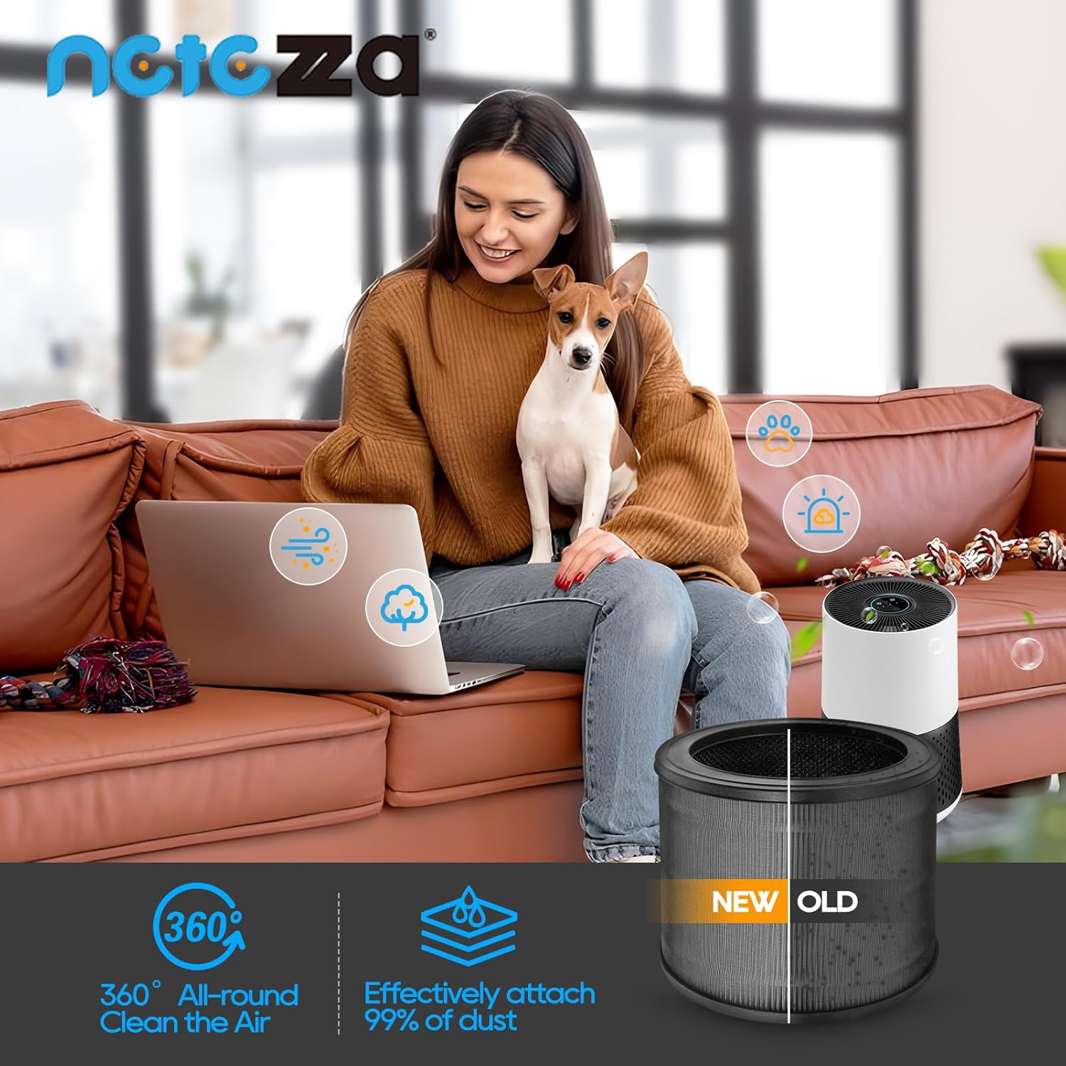 A230 and A231 Filter Replacement Compatible with Winix A230 and A231 Air Purifier,True Replacement Filter Size O 1712-0100-00, 2 Pack - Image 2