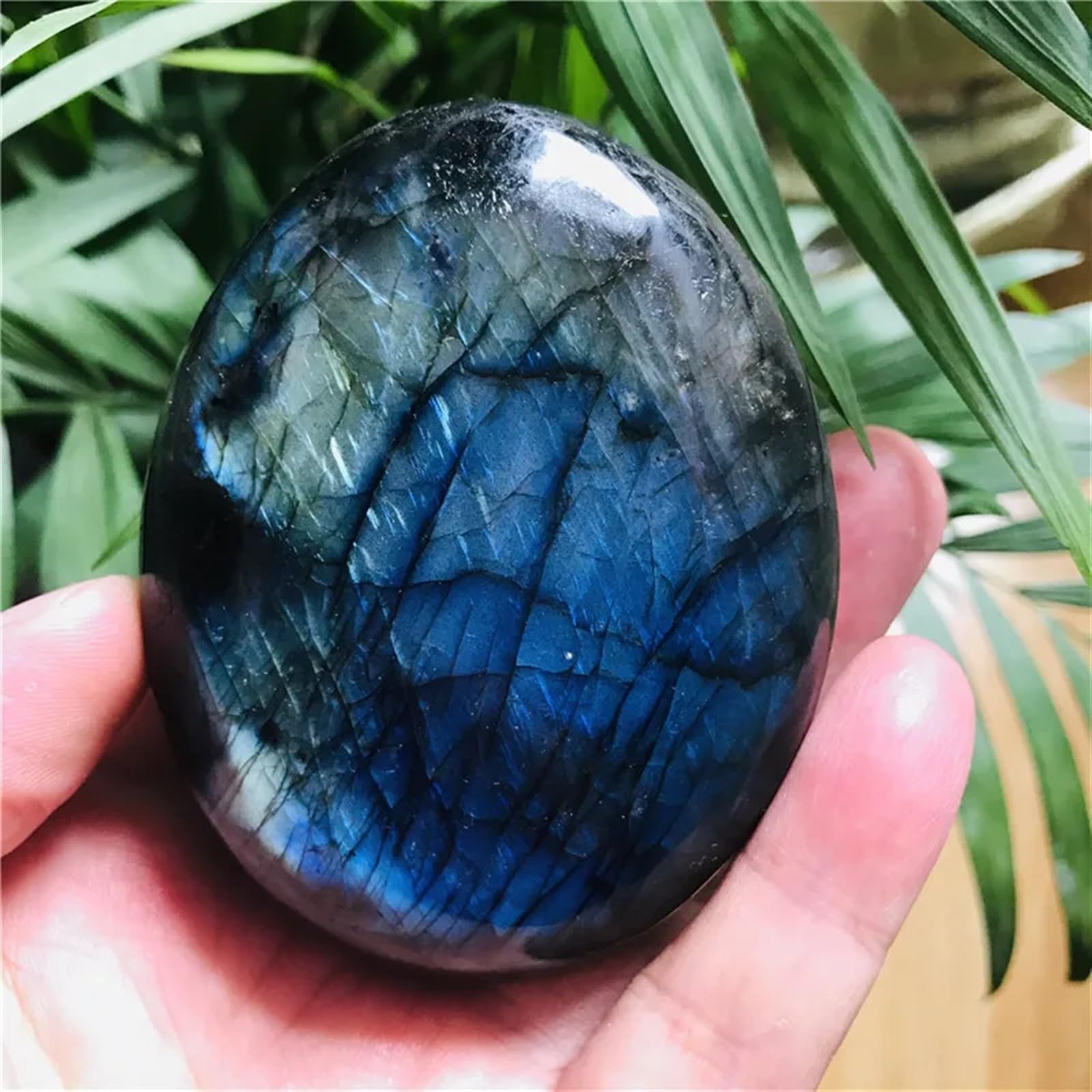 ラブラドライト 磨き 原石 1192g マダガスカル産