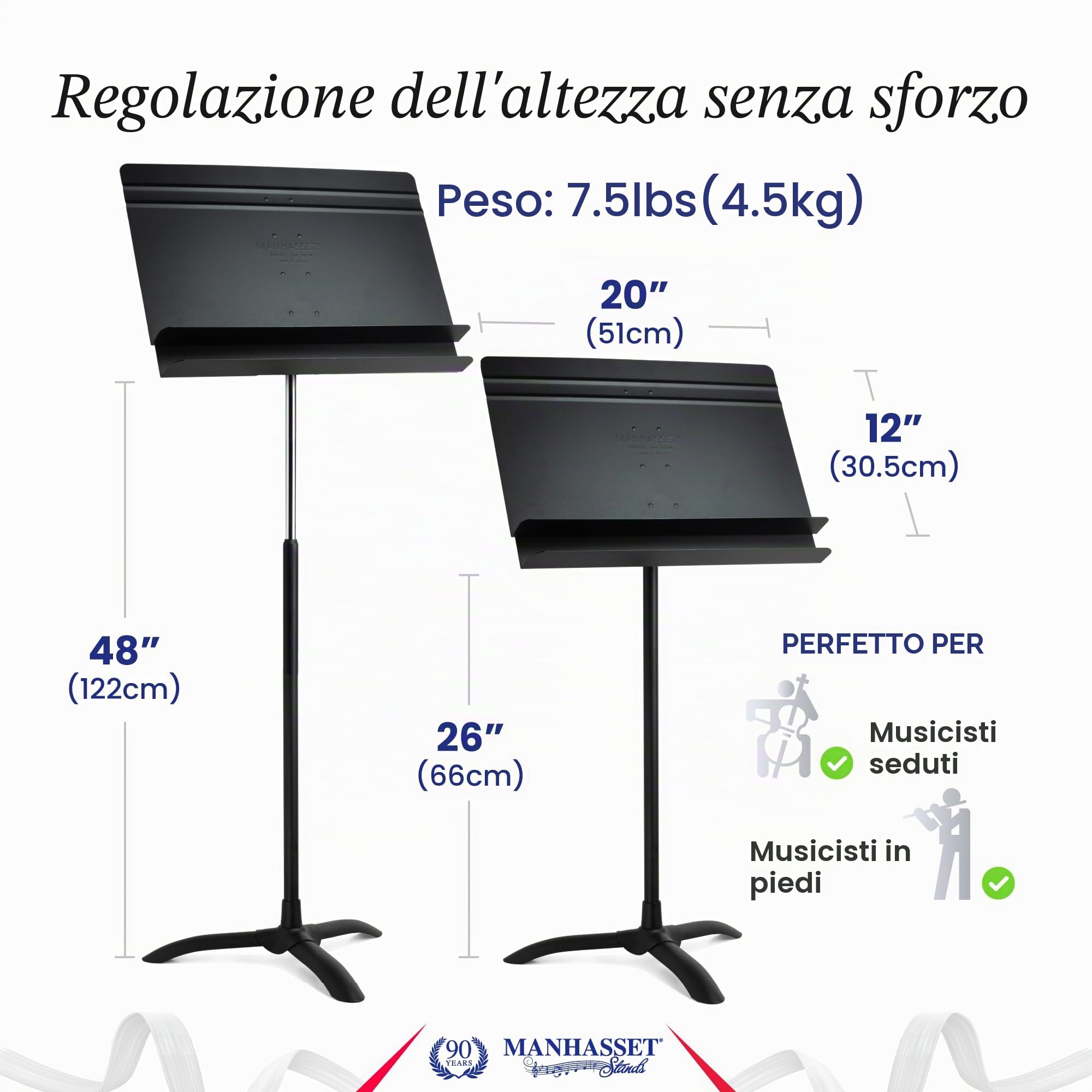 Manhasset 50 Orchestra Music Stands (5001-MNH-U)