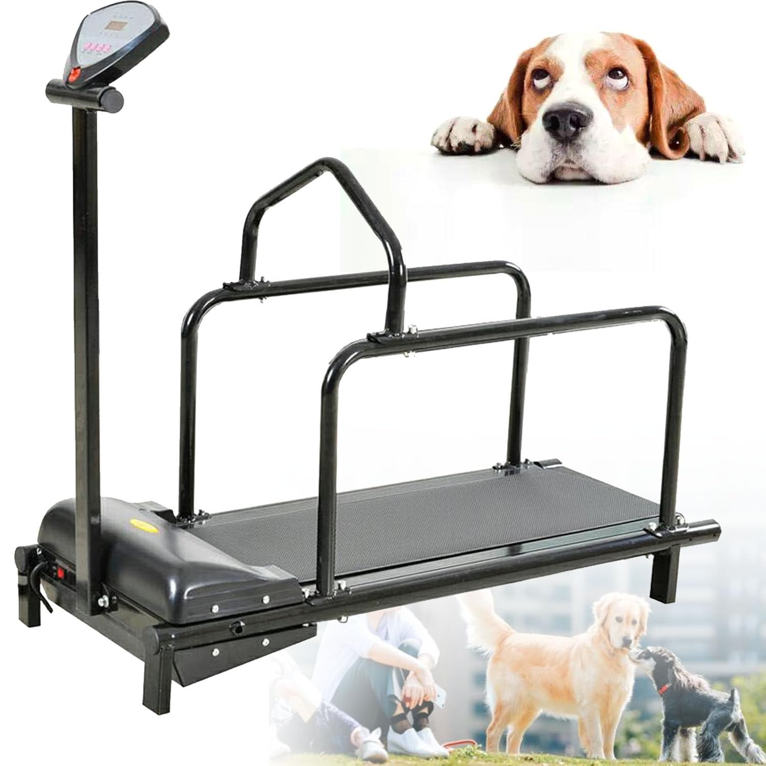 Hundelaufband für große Hunde – Haustier-Laufgerät für das Training Kleiner und mittelgroßer Hunde – Indoor-Laufband für mittelgroße Hunde – Hundelaufband