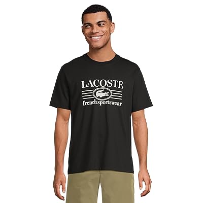 Lacoste Classic Fit Cotton Print T shirt Men