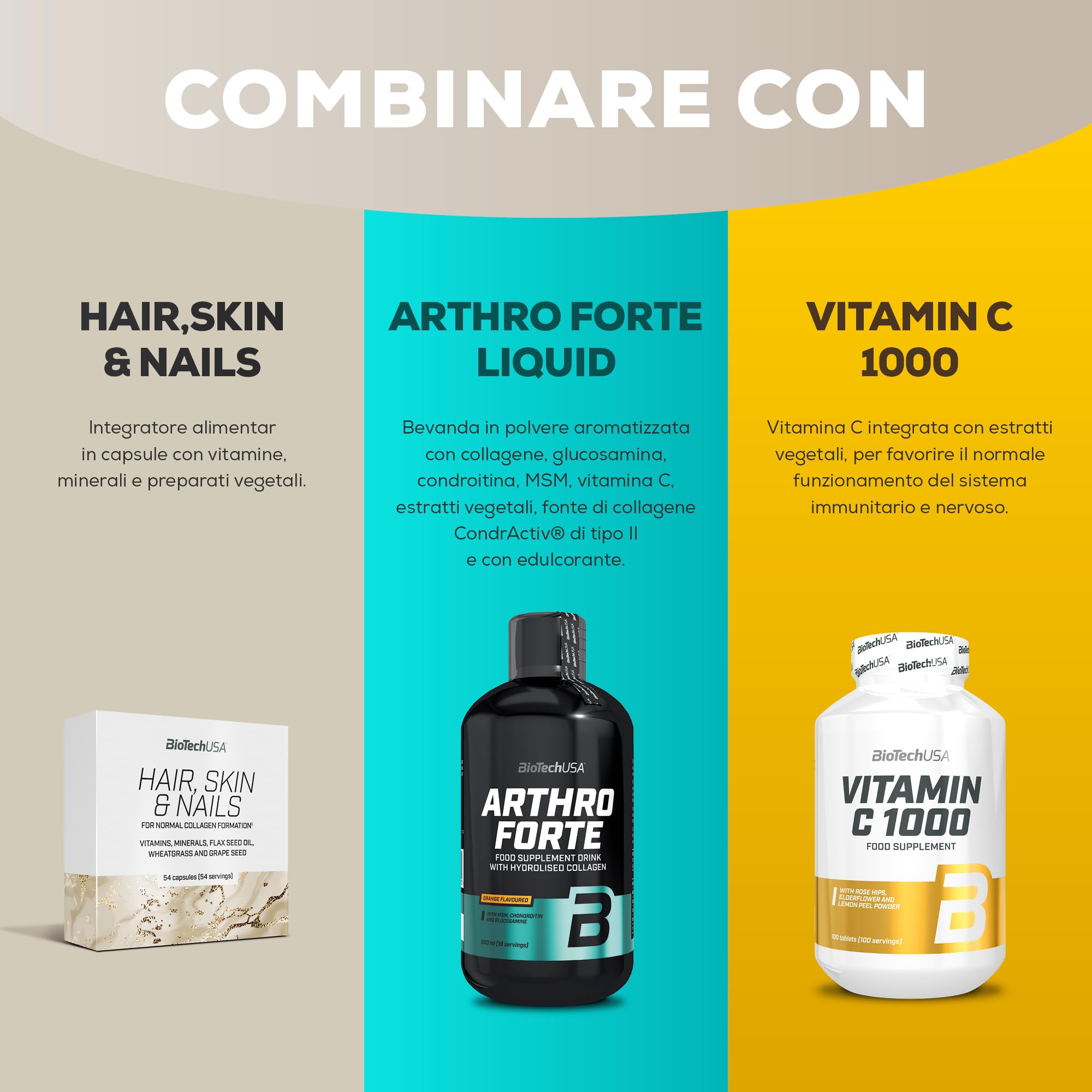 BioTechUSA Clear Collagen | collagene in polvere da bere | Vitamina C per la normale formazione di collagene | dissetante | facilmente solubile | 308 g, Fragola-Mirtilli Rossi