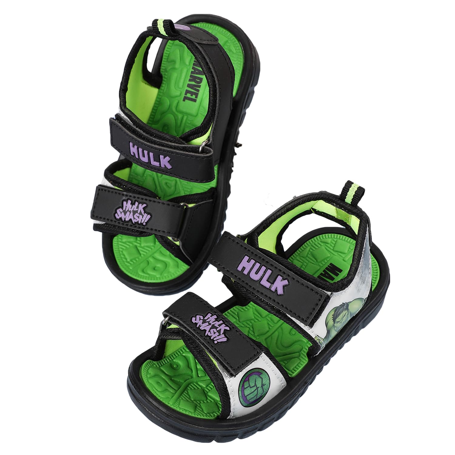 Kidsville Kids Boys Hulk Printed Green Sandals (B0CNH31MXY) Amazon Price History, Amazon Price Tracker