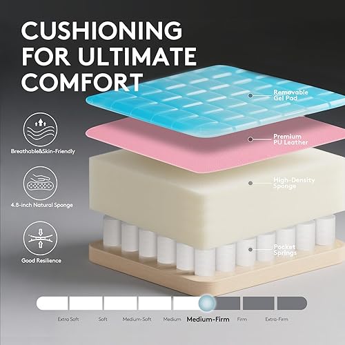 Miniatura 6 de Silla para videojuegos, silla de oficina para computadora con reposapiés, soporte lumbar de masaje y almohadilla de gel, silla ergonómica reclinable