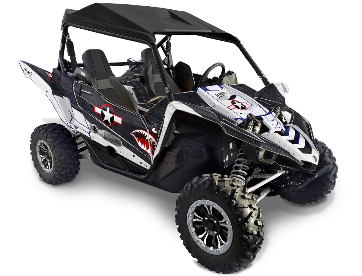 Amazon.com: Graphics Kit for Yamaha YXZ 1000 Kit - Black & Silver