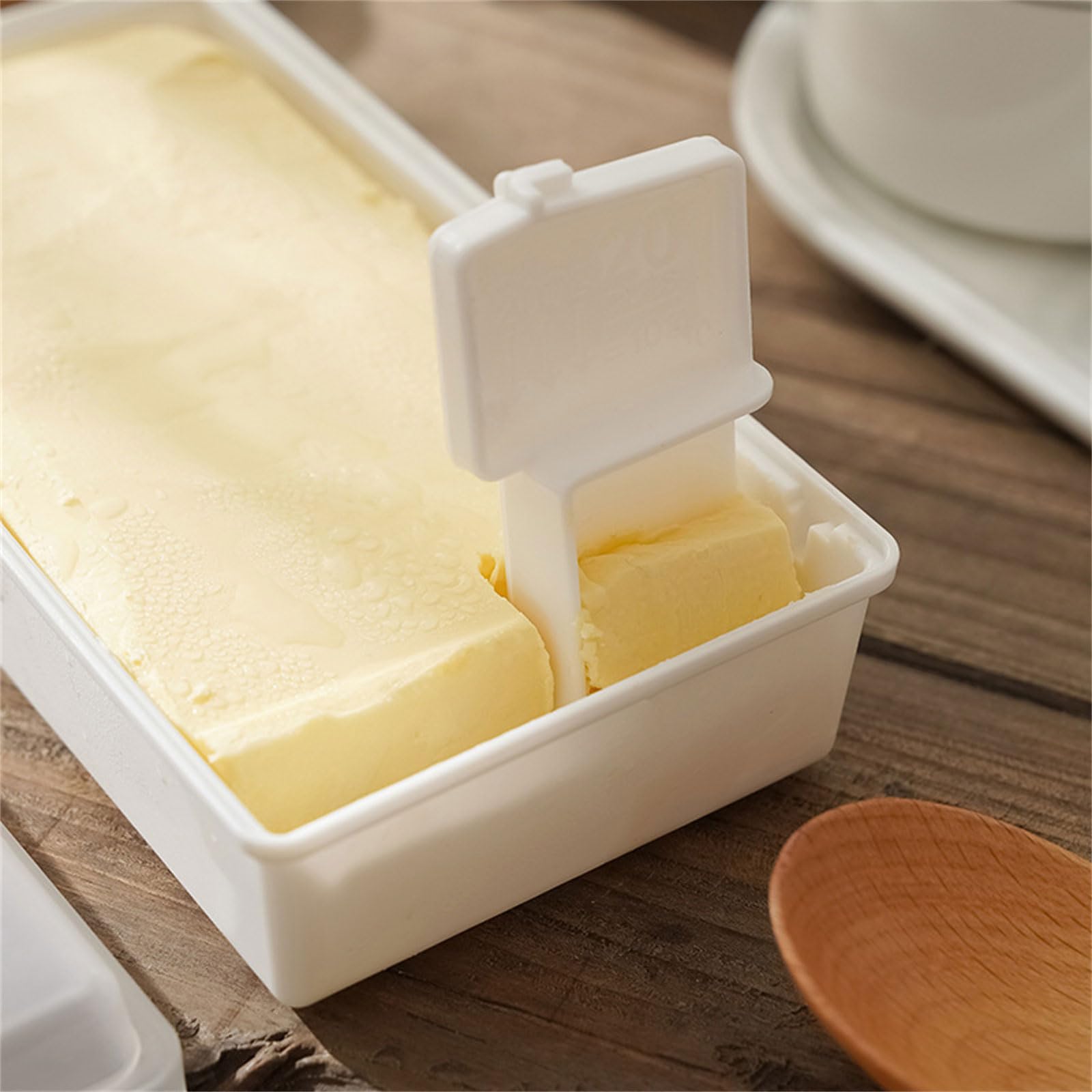 Large Butter Dish Dispenser With Lid Butter Keeping Container Rectangular Butter Storage Box For Butter Cheese Storage