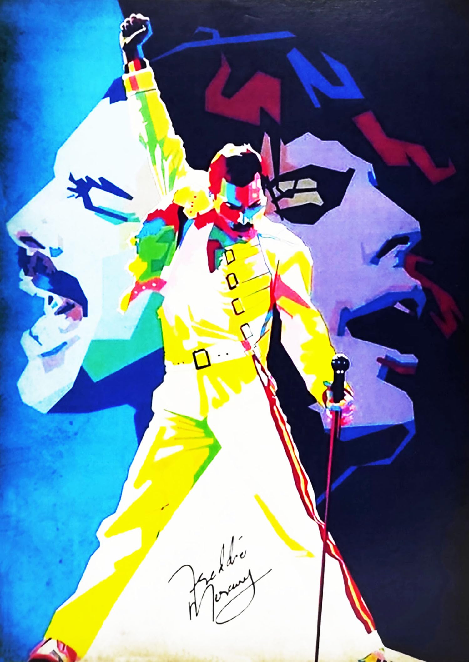 KUSTOM ART Póster decorativo de pared Serie Rockstar