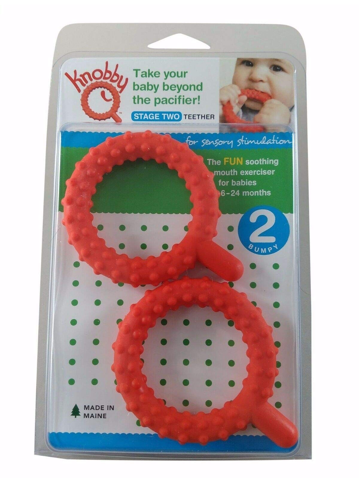 Uncommon 2 Red Q Knobby - Chewy Tube Super or Knobby Chew Oral Motor Speech Therapy • E&D Shop