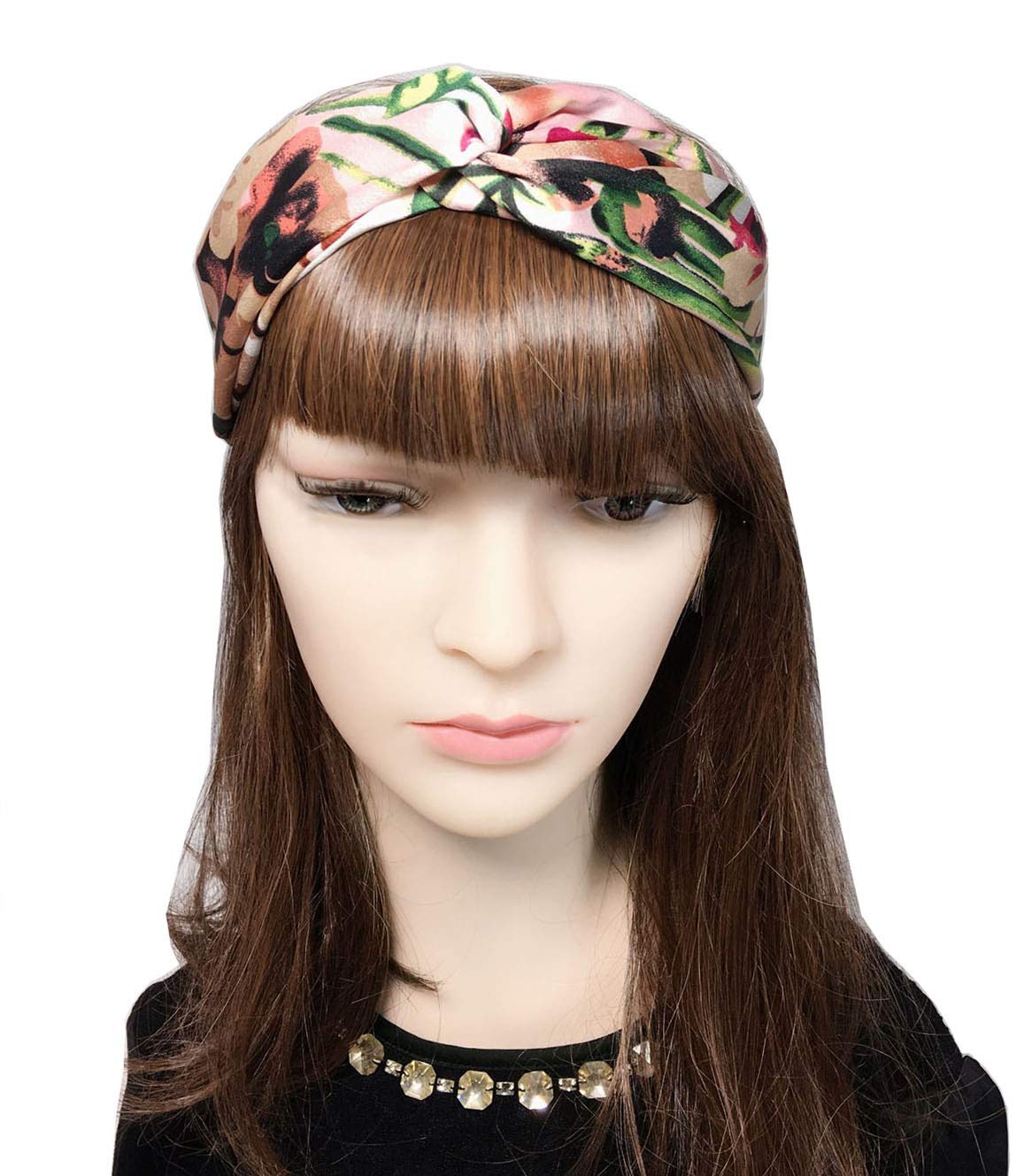 Amazon.com: YSJOY 4 Pack Women Girls Headband Boho Floral 
