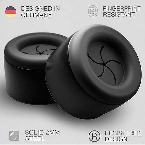 Miniatura 3 de Juego de 4 toalleros de alta calidad para baño, cocina y hogar - Soporte para toallas de té de acero inoxidable - Gancho redondo - Autoadhesivo -