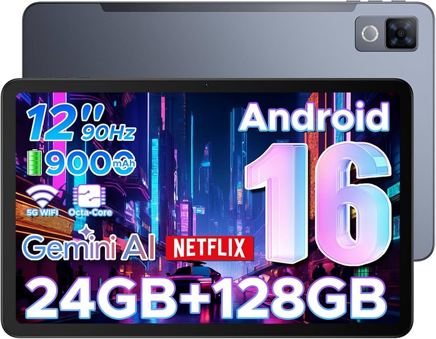 Android16タブレット 12インチ Gemini AI 8コア ブルー Android16タブレット 12インチ Gemini AI 8コア ブルー Amazon.co.jp