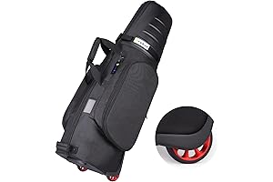 Hard-Shell Golf Travel Bag: Ultimate Club Protection and Convenience