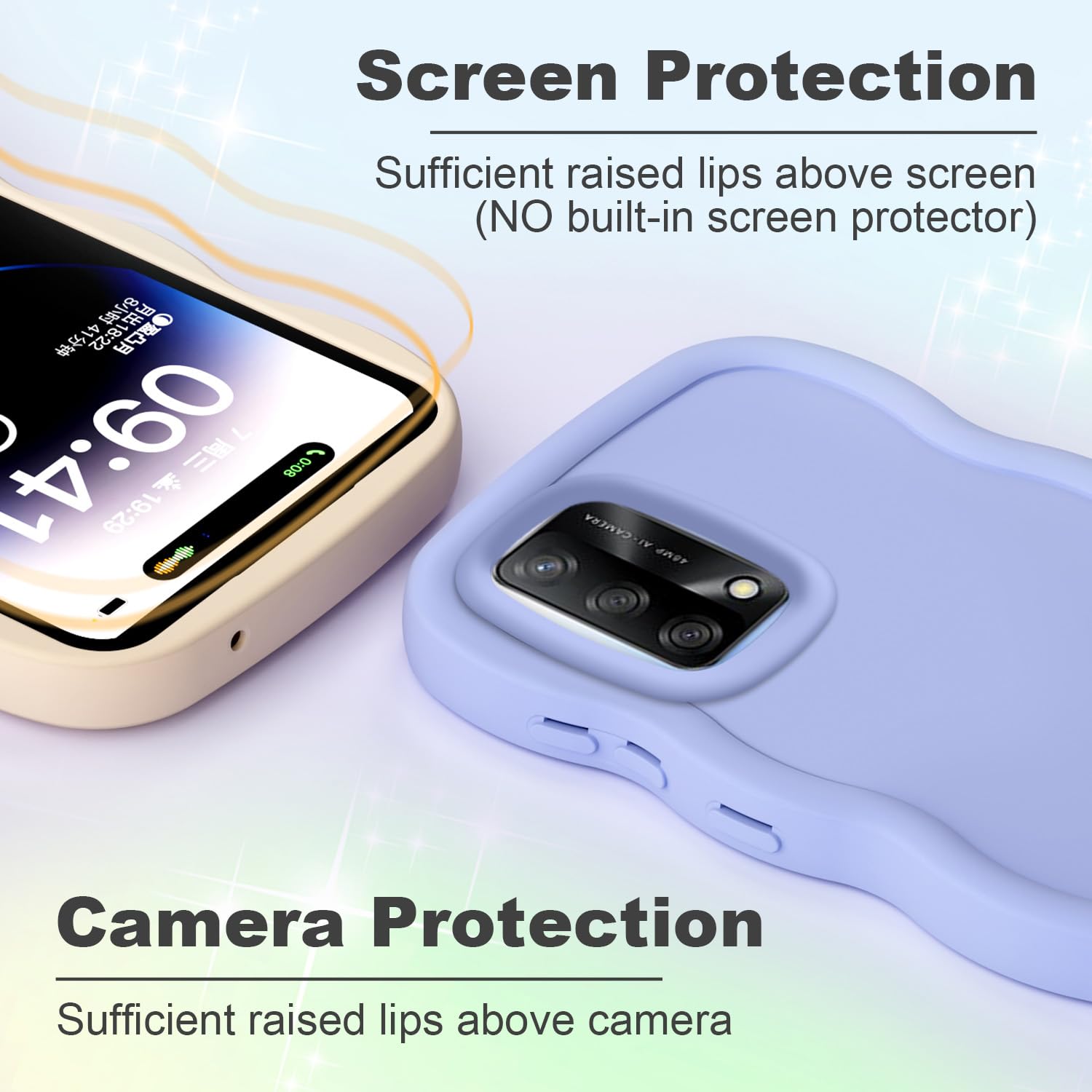 XINYEXIN Cover per Oppo A74 4G, Custodia in Silicone Morbido