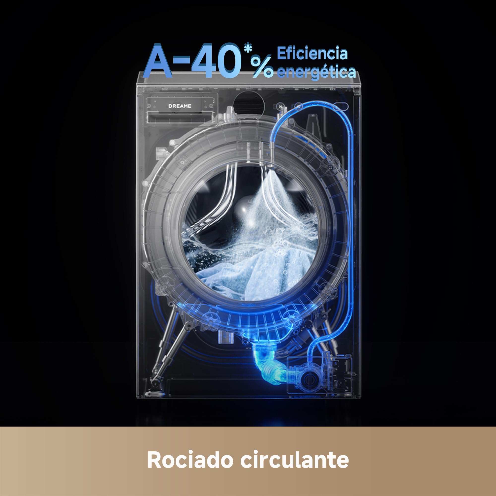 DREAME L9 AI Twin Inverter Lavadora, 11 kg