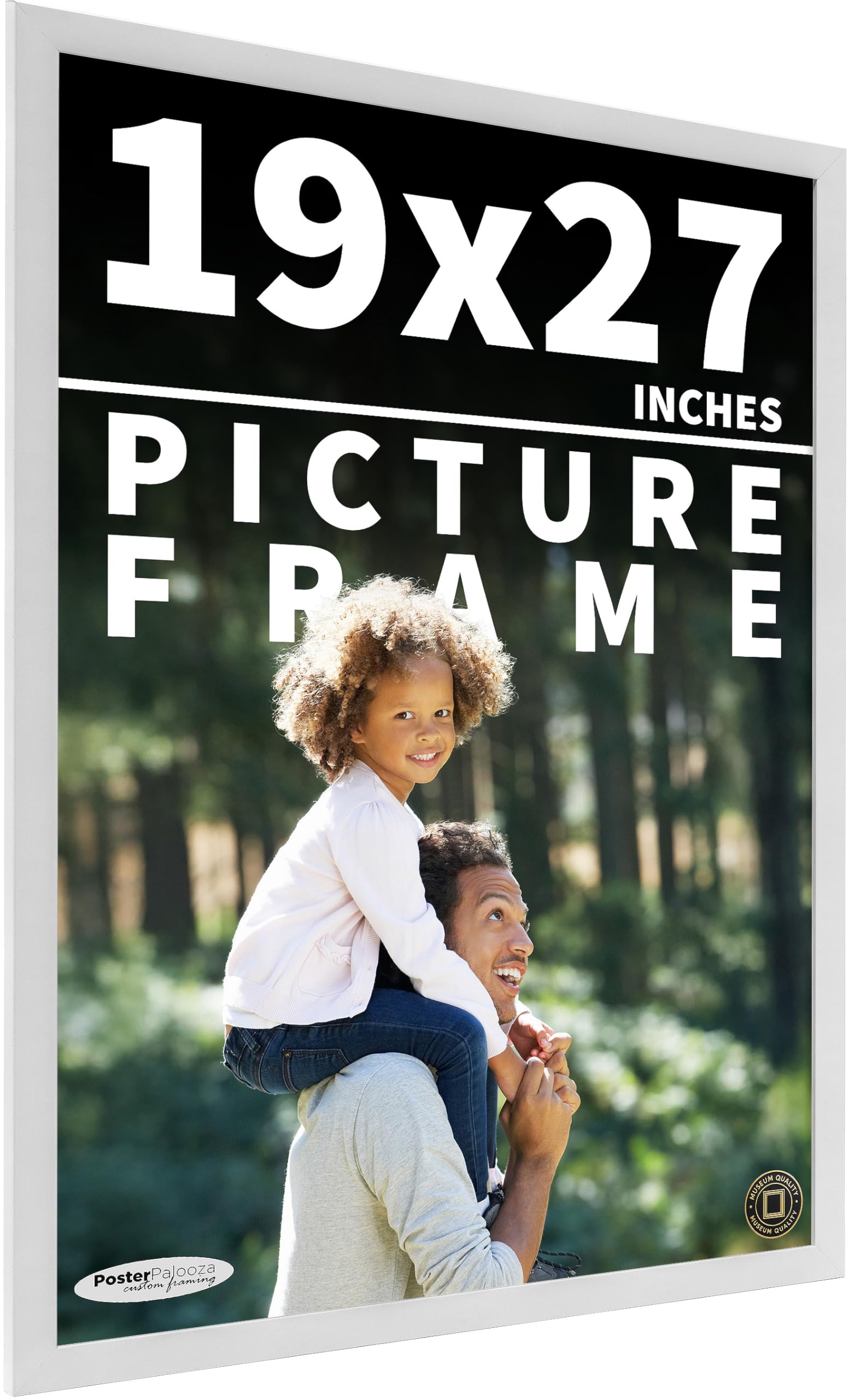 Amazon.com - Poster Palooza 19x27 Frame White Solid Pine Wood