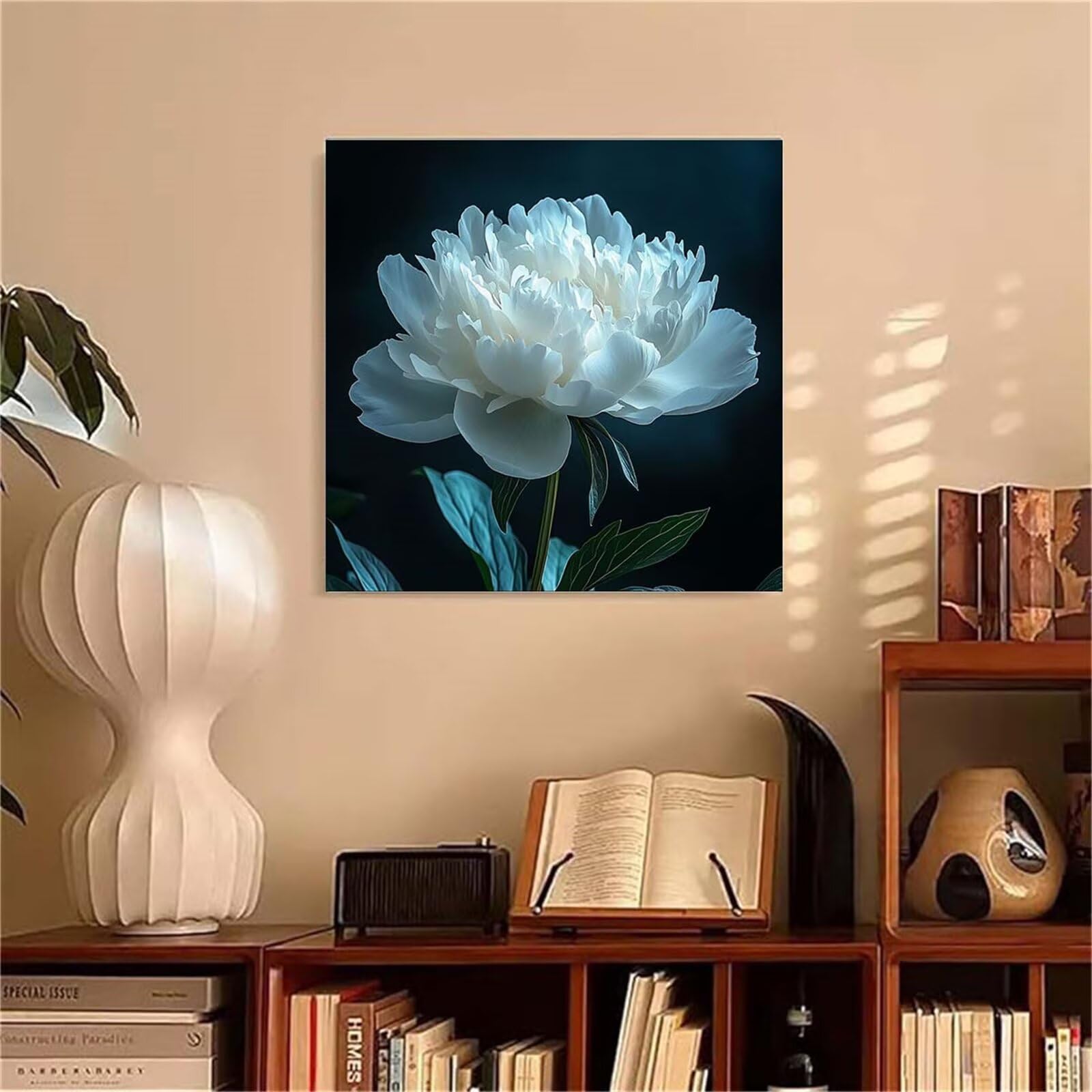 CEOVR 5D DIY Diamond Painting schattige dieren kits, diamant dots art kits volwassenen kinderen, katten en bloemen schilderij schilderij diamant schilderij set voor wanddecoratie, 30 x 40 cm
