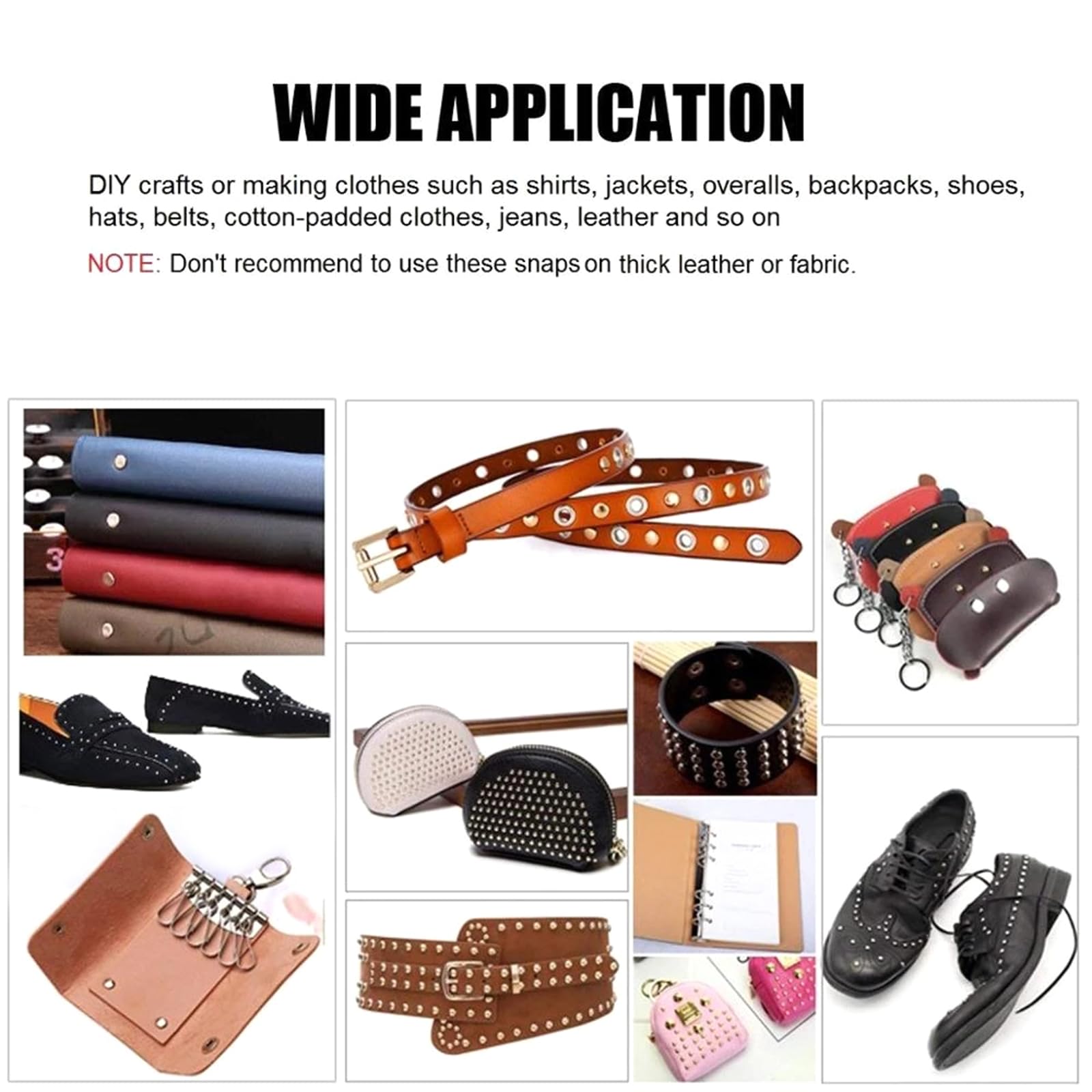 Amazon.co.jp: メタルスナップボタンキット 120個セット 12.5mm 裁縫