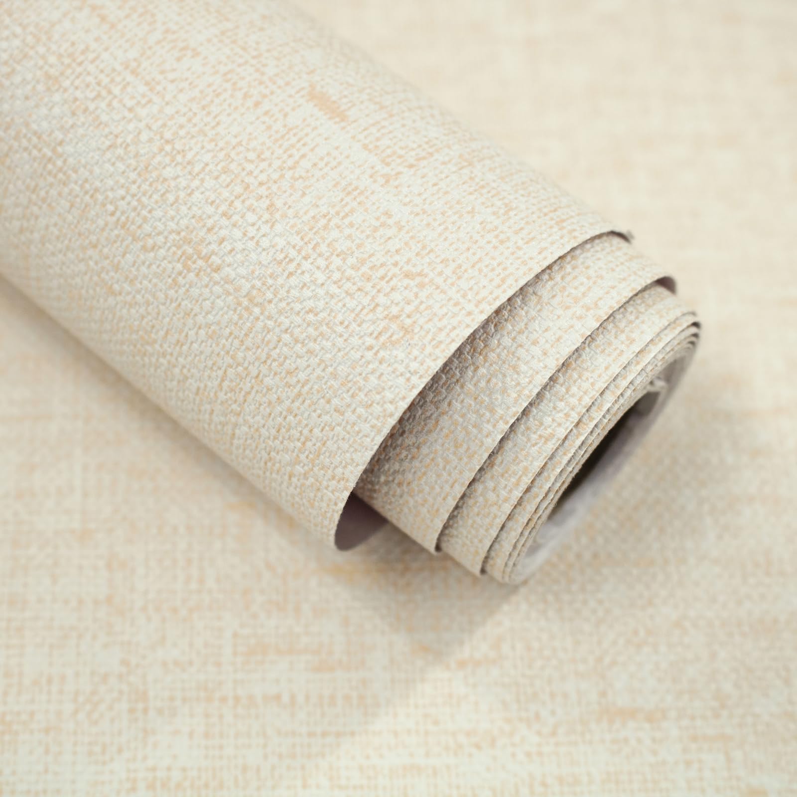 lenify Grasscloth Peel and Stick Wallpaper Beige Contact Paper 15.7inch x 393.7inch Vintage Grasscloth Faux Linen Wallpaper Textured Self Adhesive Removable Contact Paper Vinyl