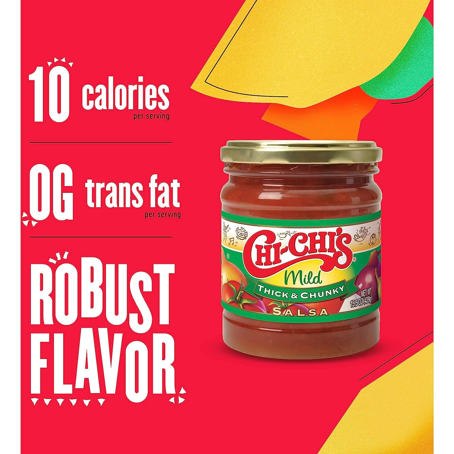 Tostitos, Salsa gruesa suave, tarro de vidrio de 15.5 onzas (paquete de 4)