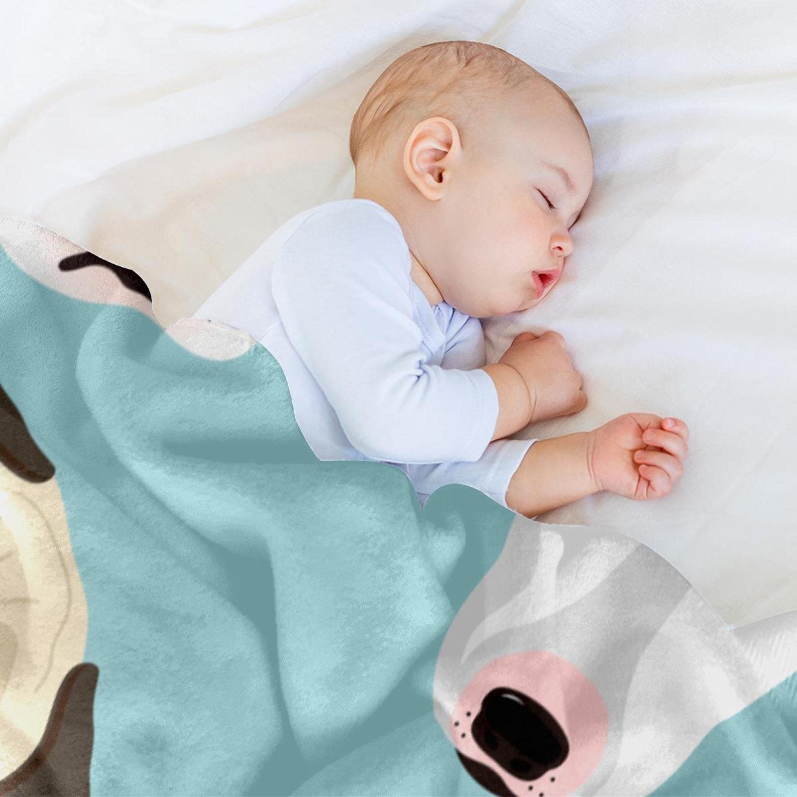 Hundedecke aus Fleece, superweich, luxuriöse Bettwäsche, Decke