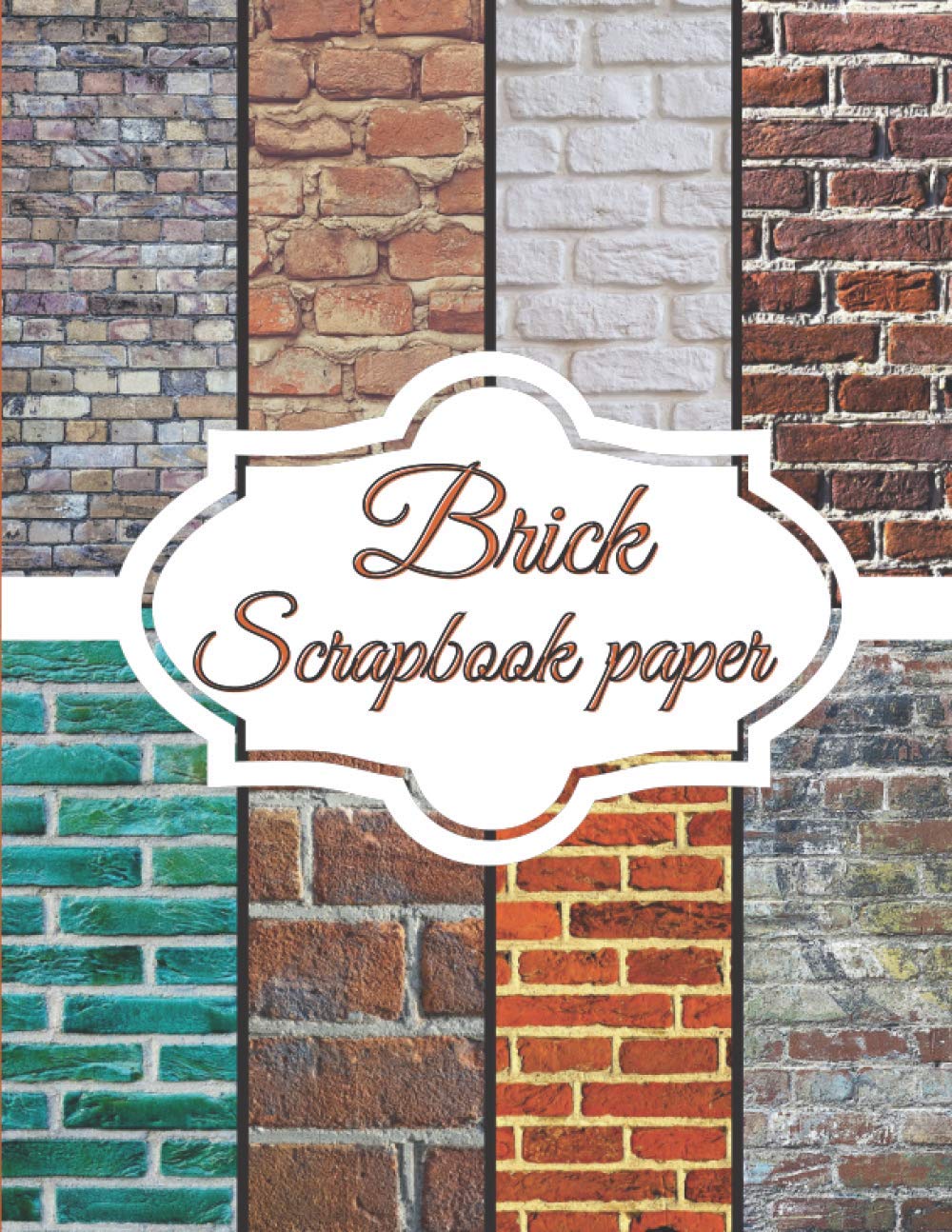 Buy Brick Scrapbook Paper: Scrapbooking Paper size 8.5 "x 11 ...